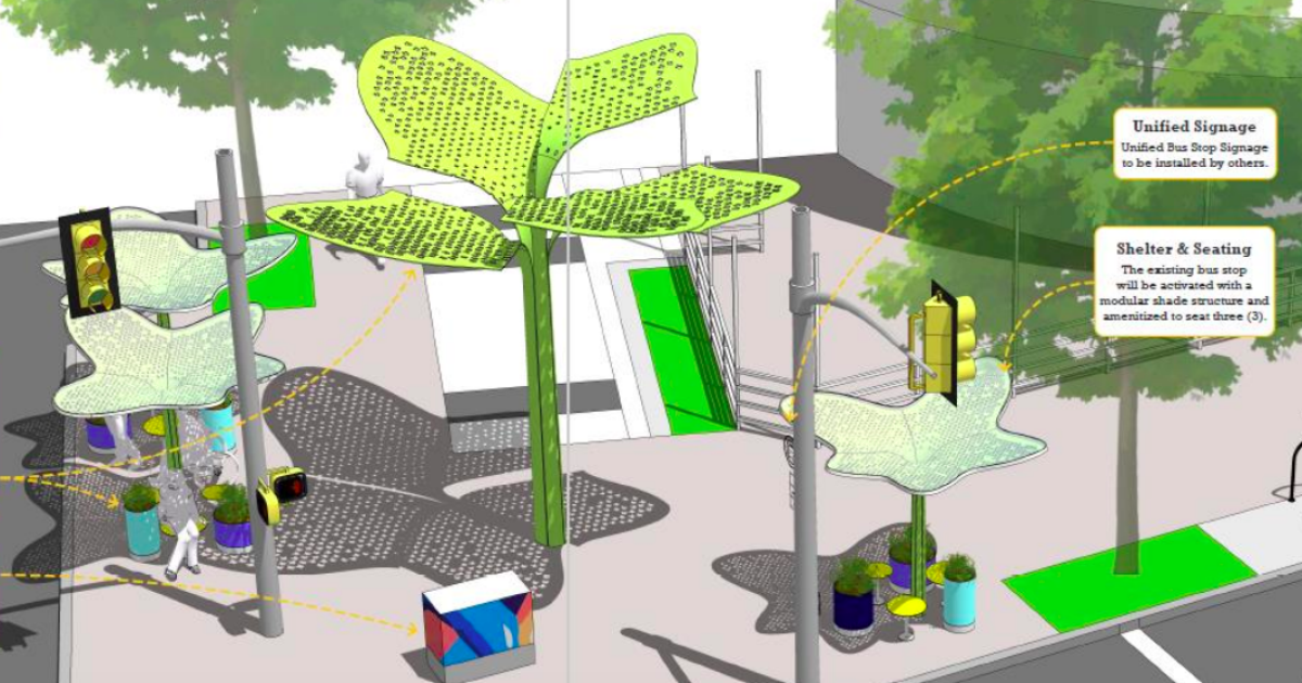 Midtown's push for artful, custom bus stops moves forward